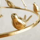 Loft Industry Modern - Golden Perch Chandelier